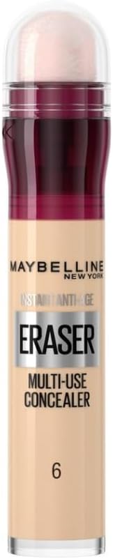 Maybelline Concealer Instant Anti Age Eraser Eye Concealer, Dark Circles and Blemish Concealer, Ultra Blendable Formula 01 Light